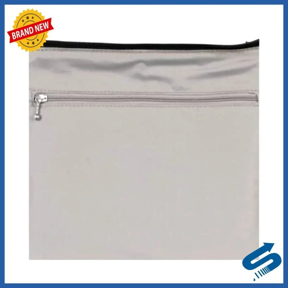 Large Nylon Crossbody Shoulder Bag with Multiple Pockets Casual Satchel